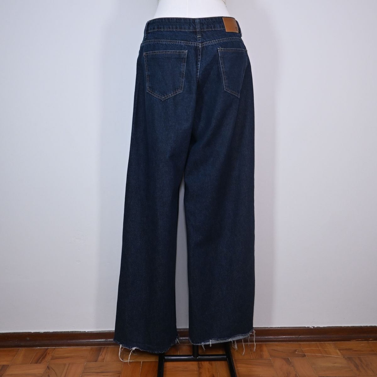 Calça jeans pantalona
