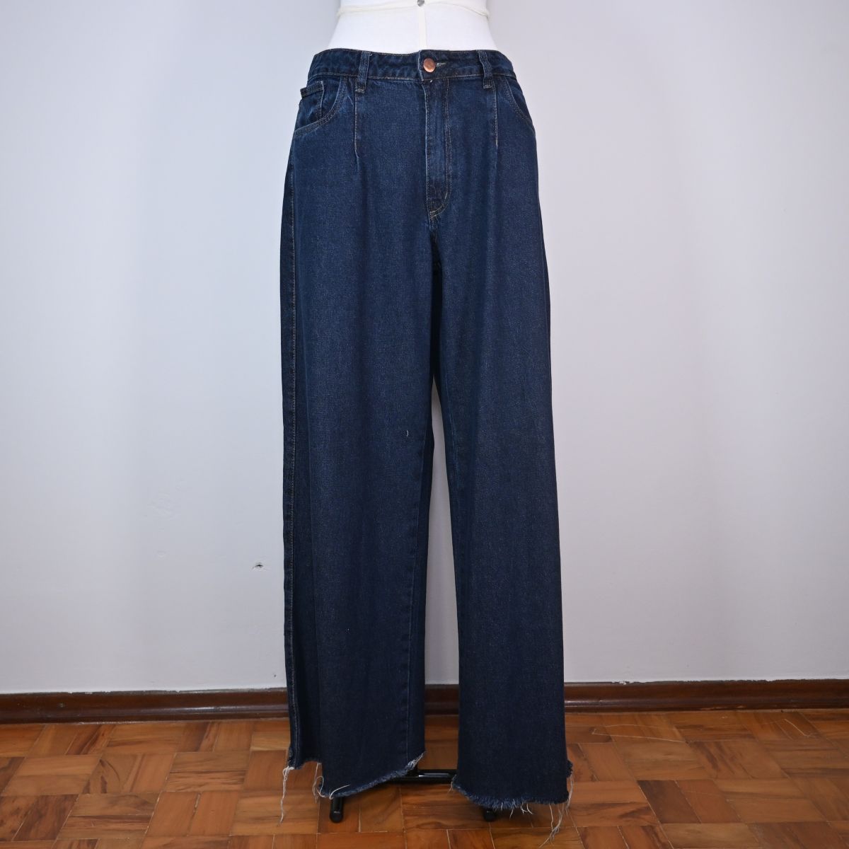 Calça jeans pantalona