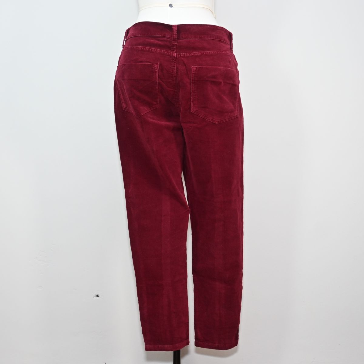 Calça vinho aveludada