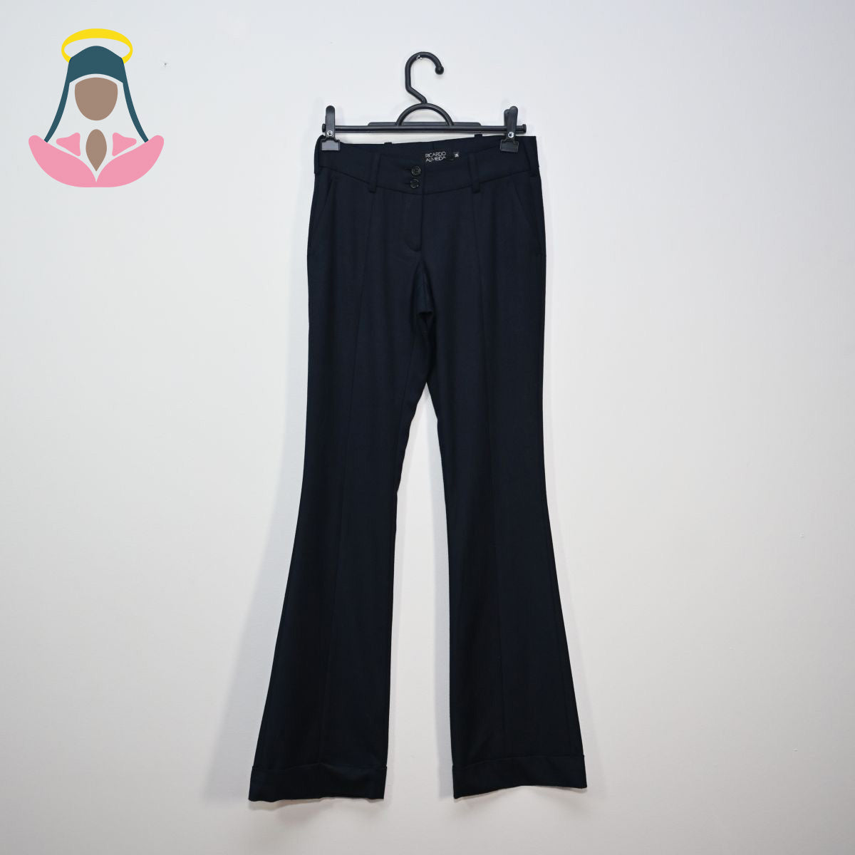 Calça de alfaiataria preta