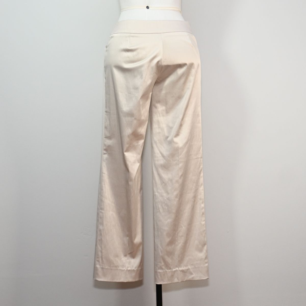 Calça off-white risca de giz