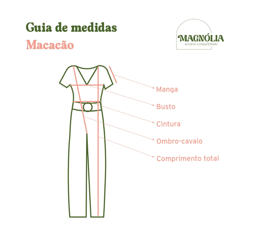 Macacão branco com botões