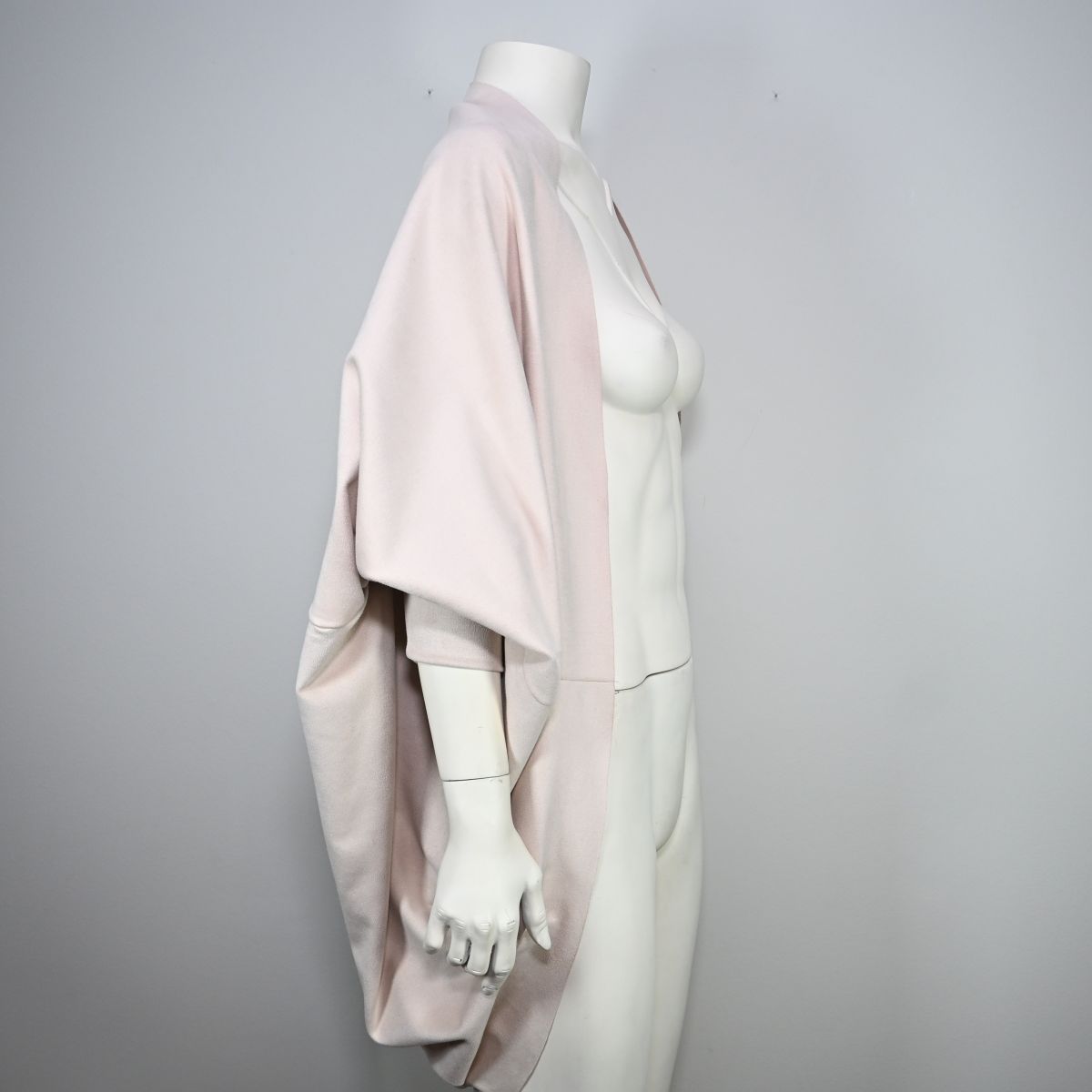 Casaco de sued nude