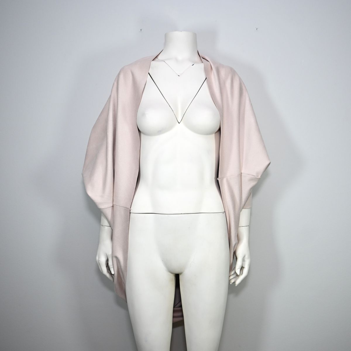 Casaco de sued nude