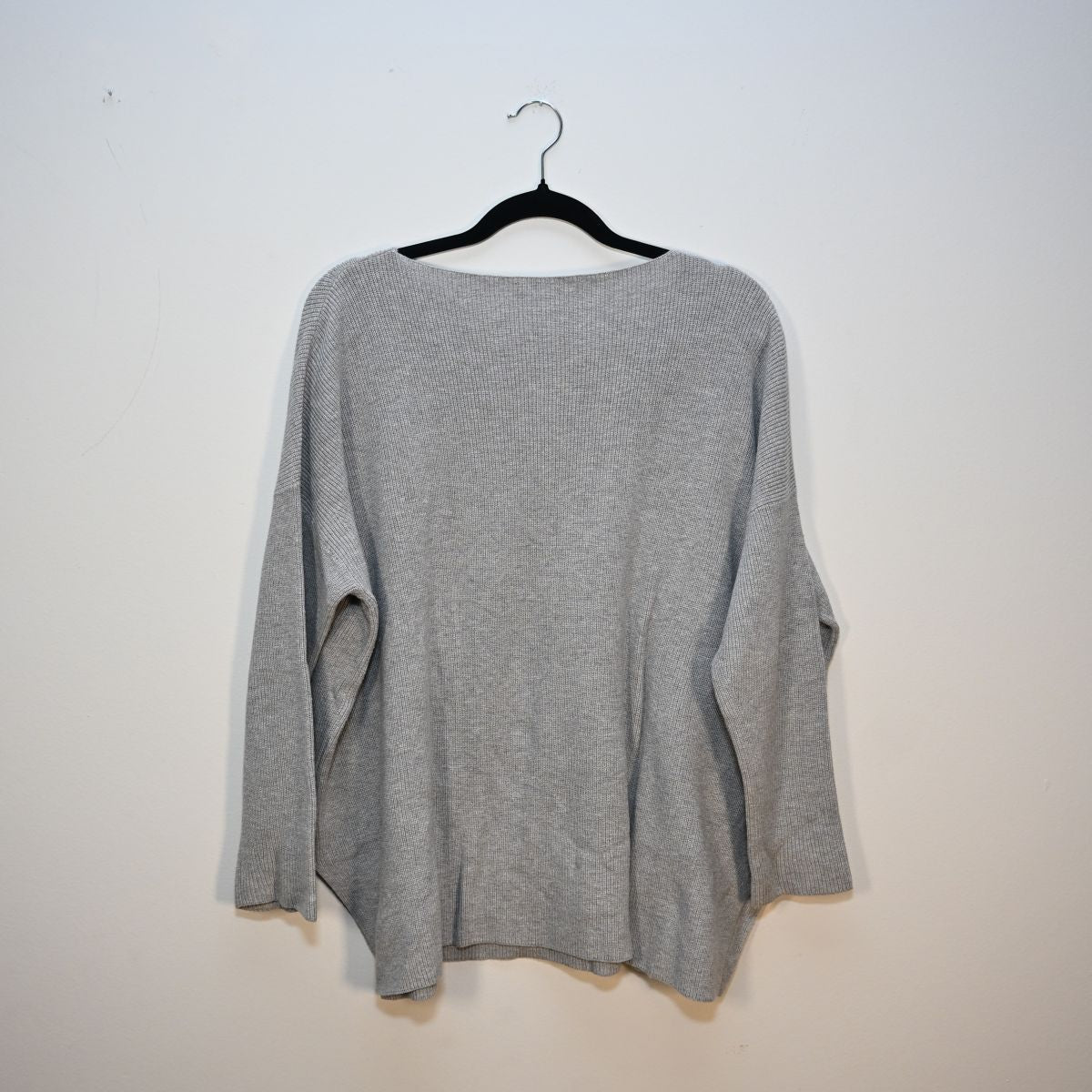 Malha cinza oversized