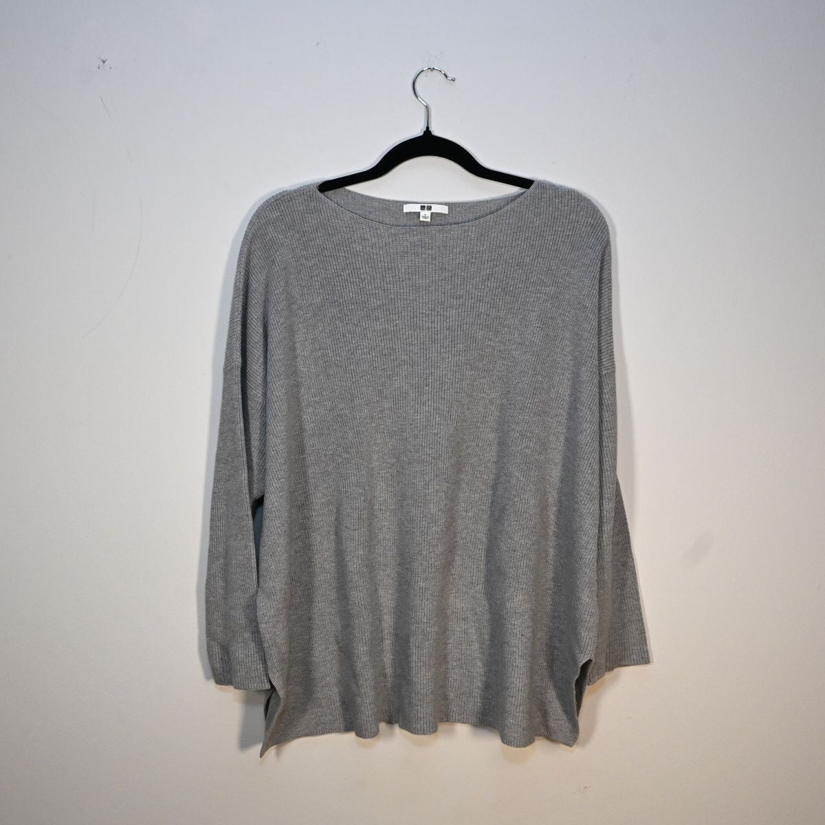 Malha cinza oversized