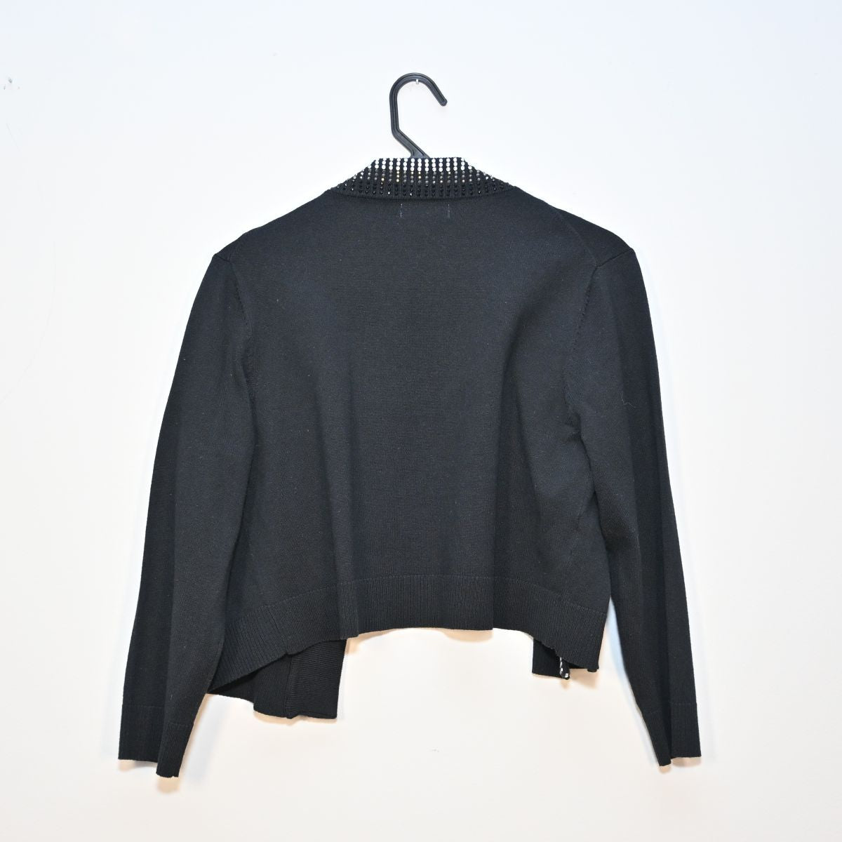 Casaco preto com strass