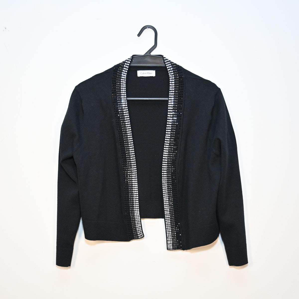 Casaco preto com strass