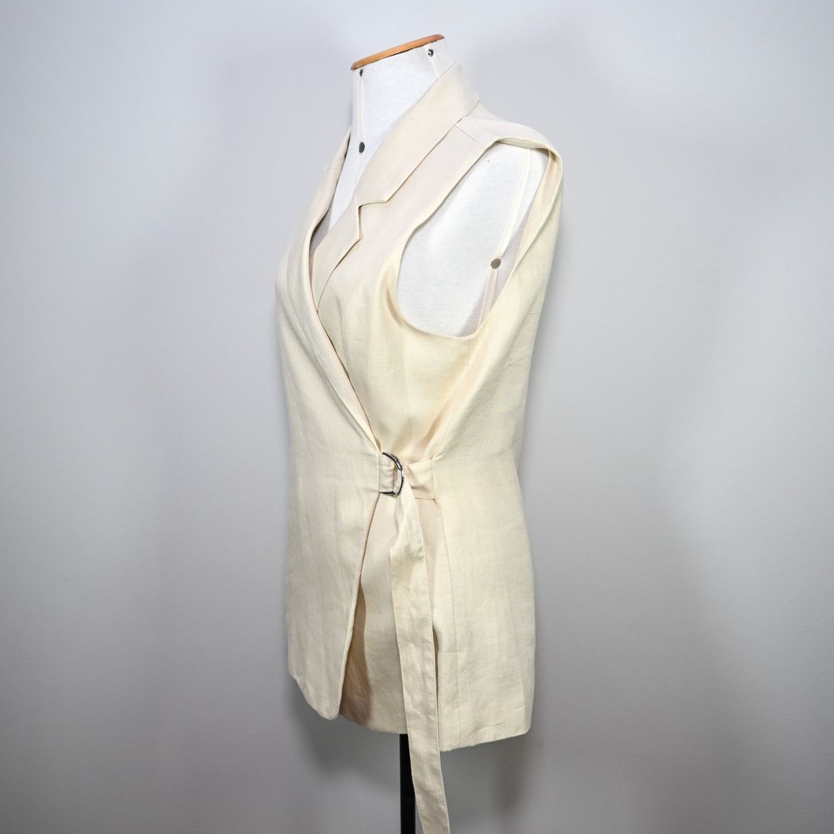 Colete off-white longo