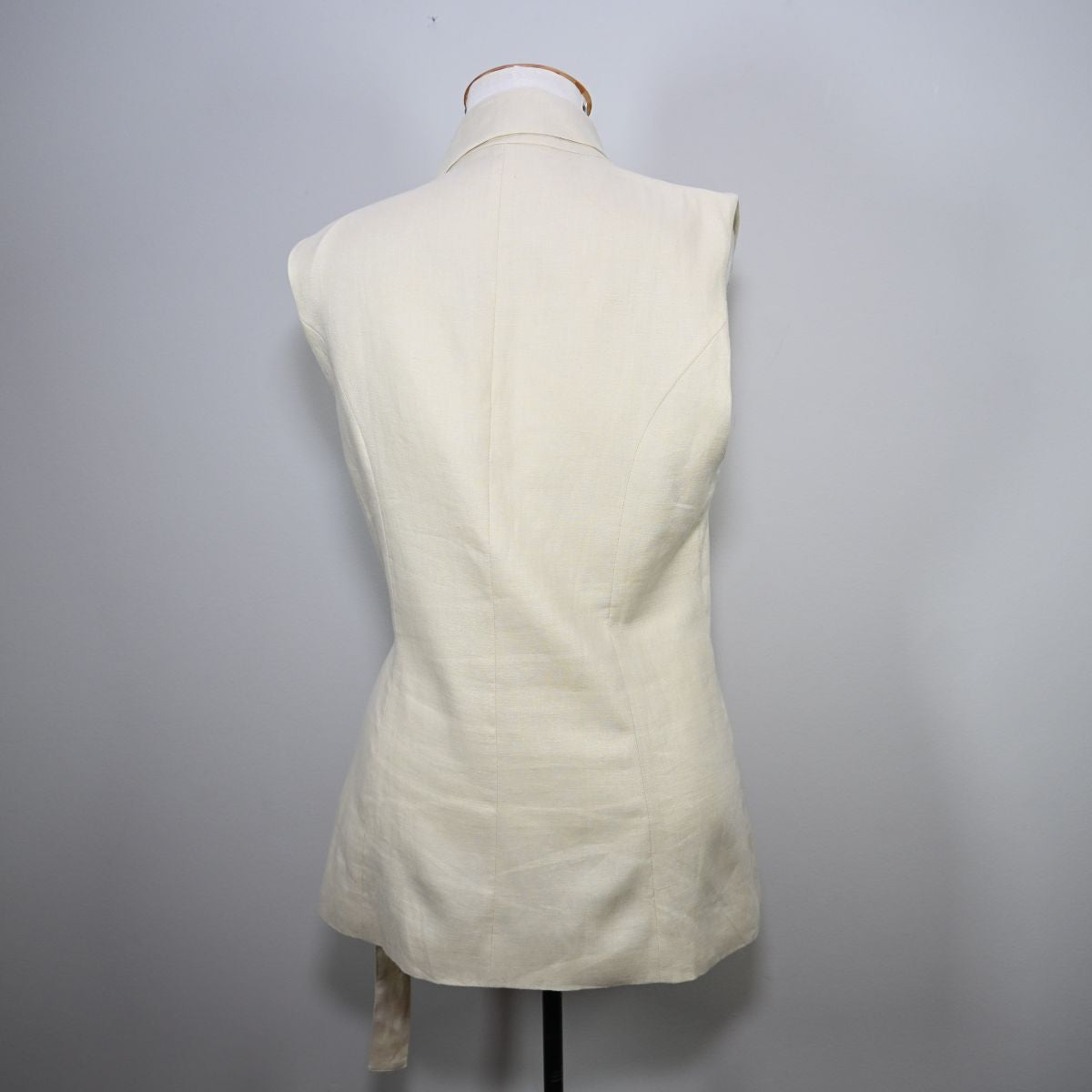 Colete off-white longo
