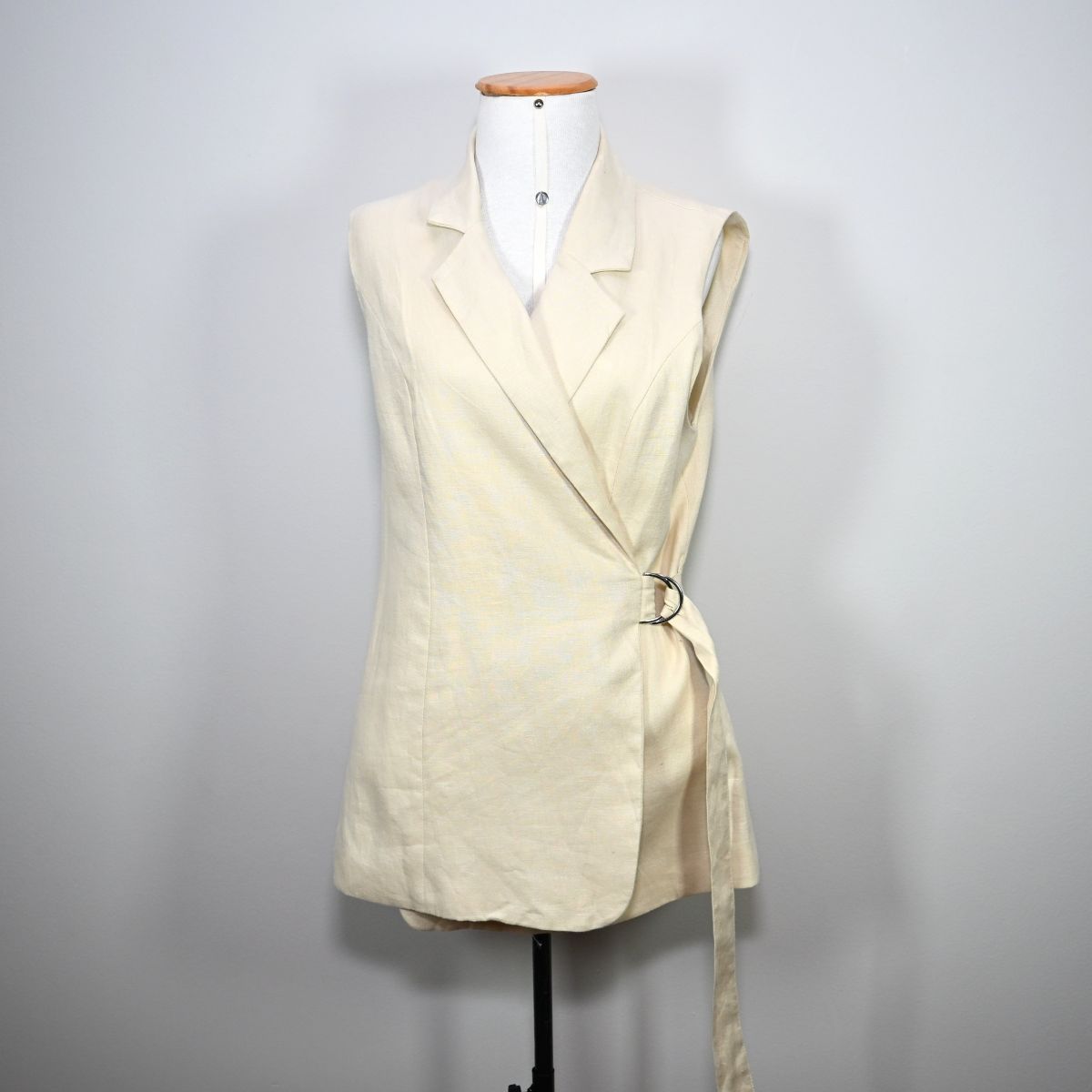 Colete off-white longo
