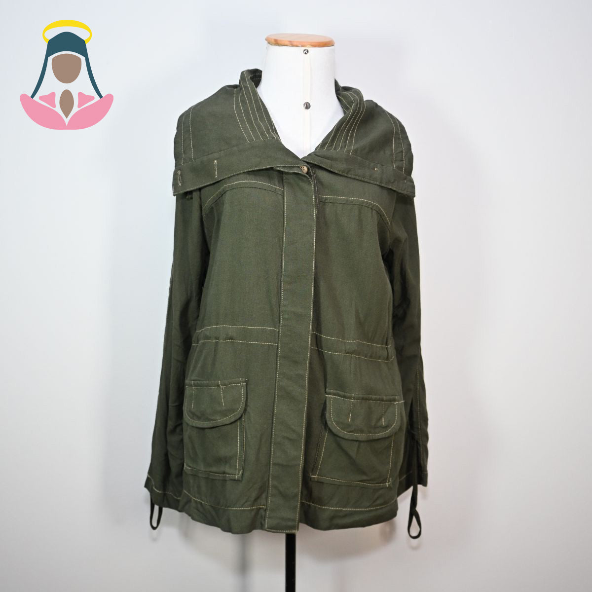 Parca verde musgo
