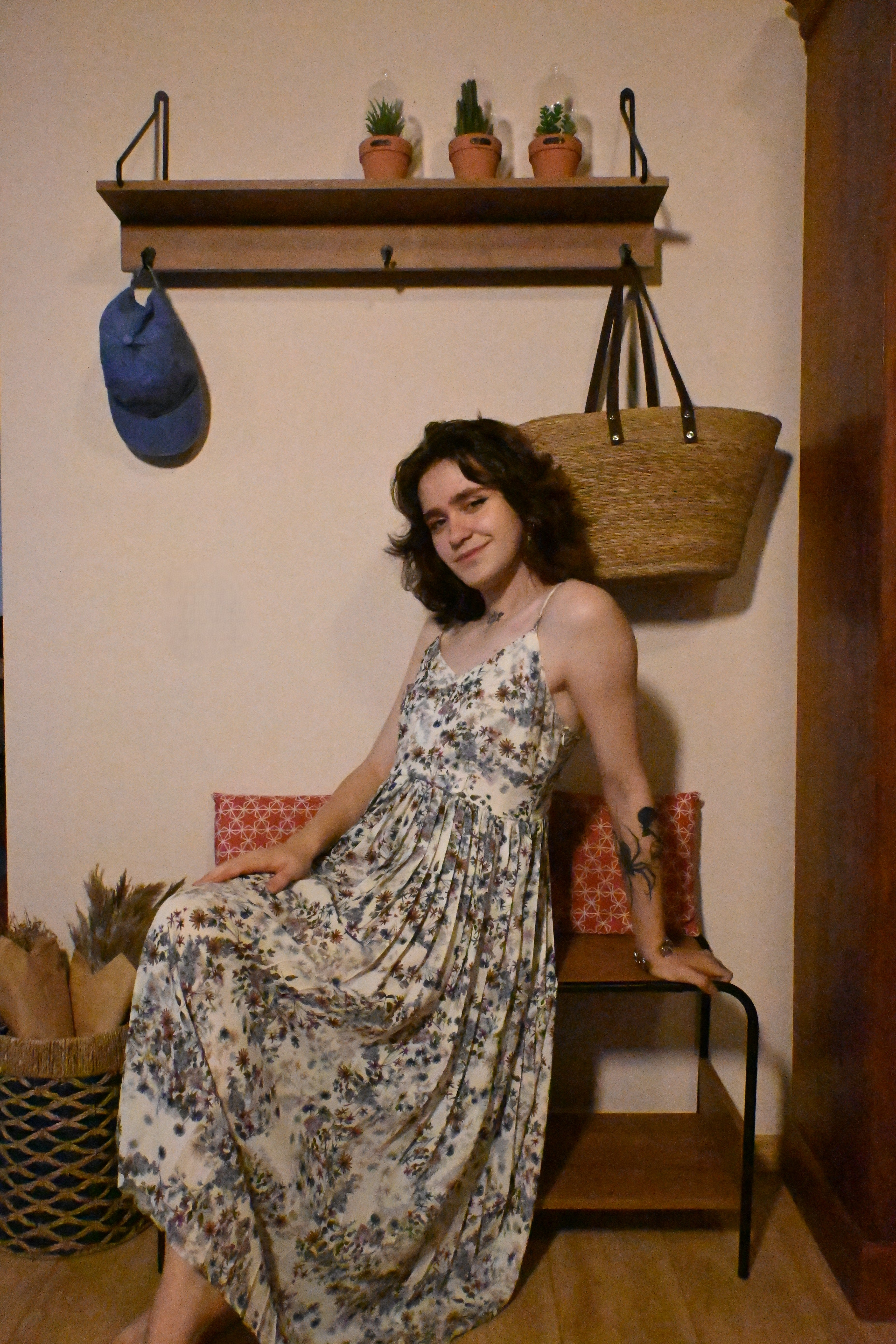 Vestido Midi Braco Floral