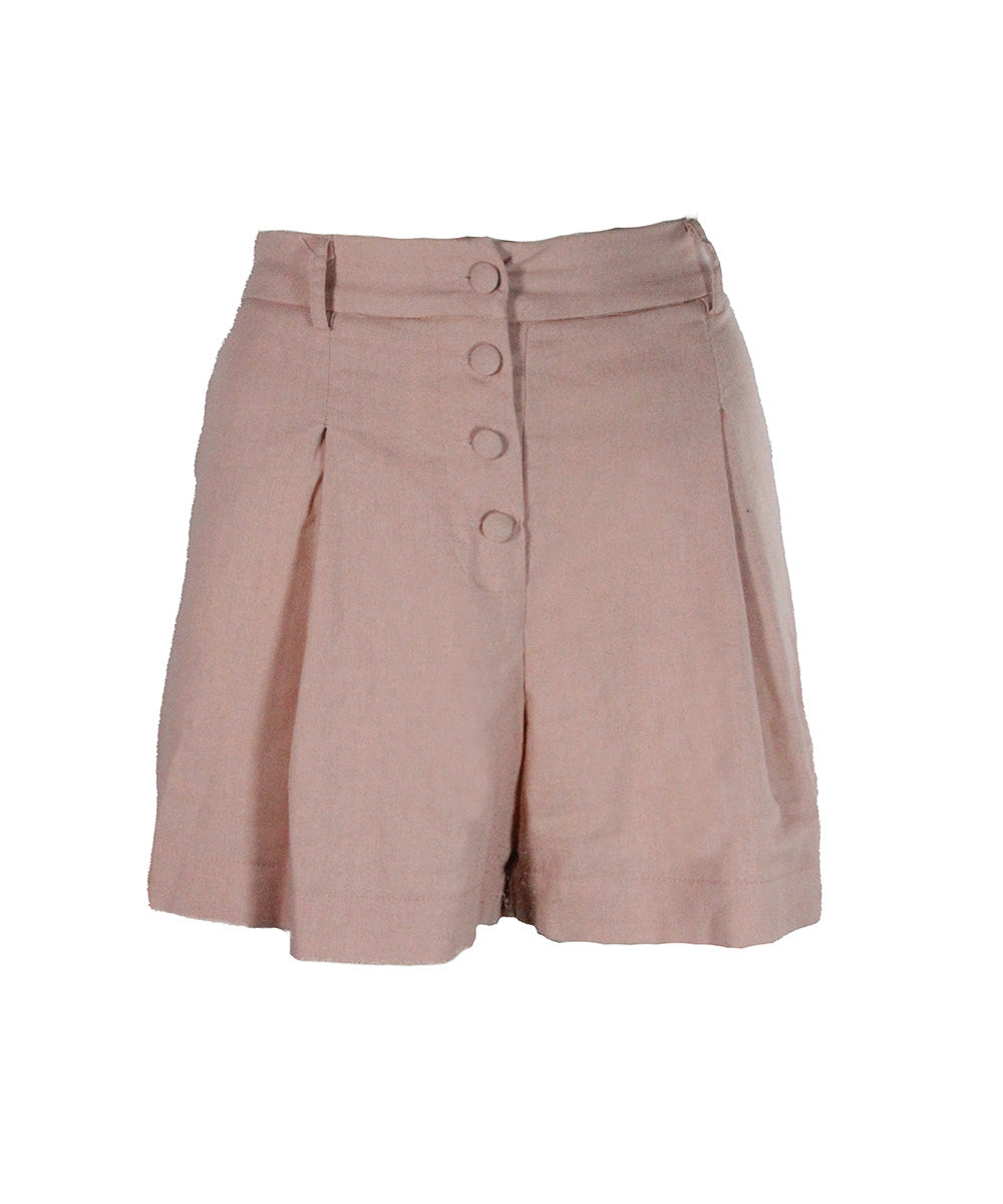 Short de Alfaiataria Rosa Claro