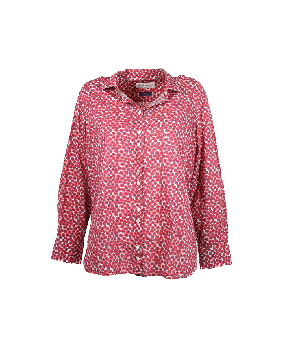 Camisa Rosa Estampada