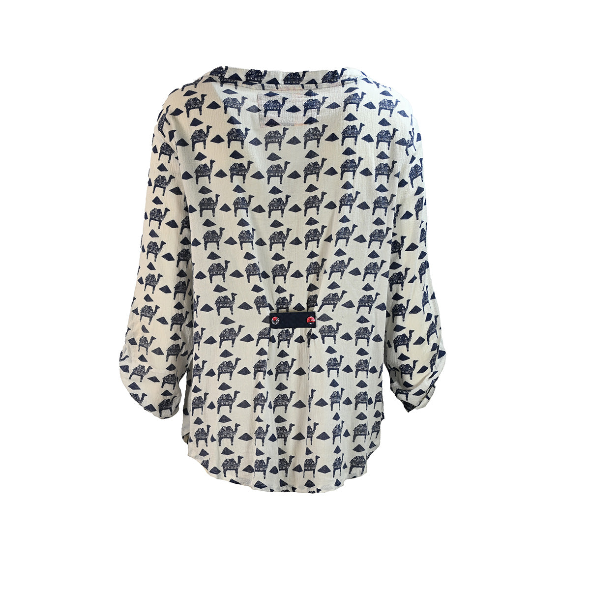 Blusa com estampa de camelos