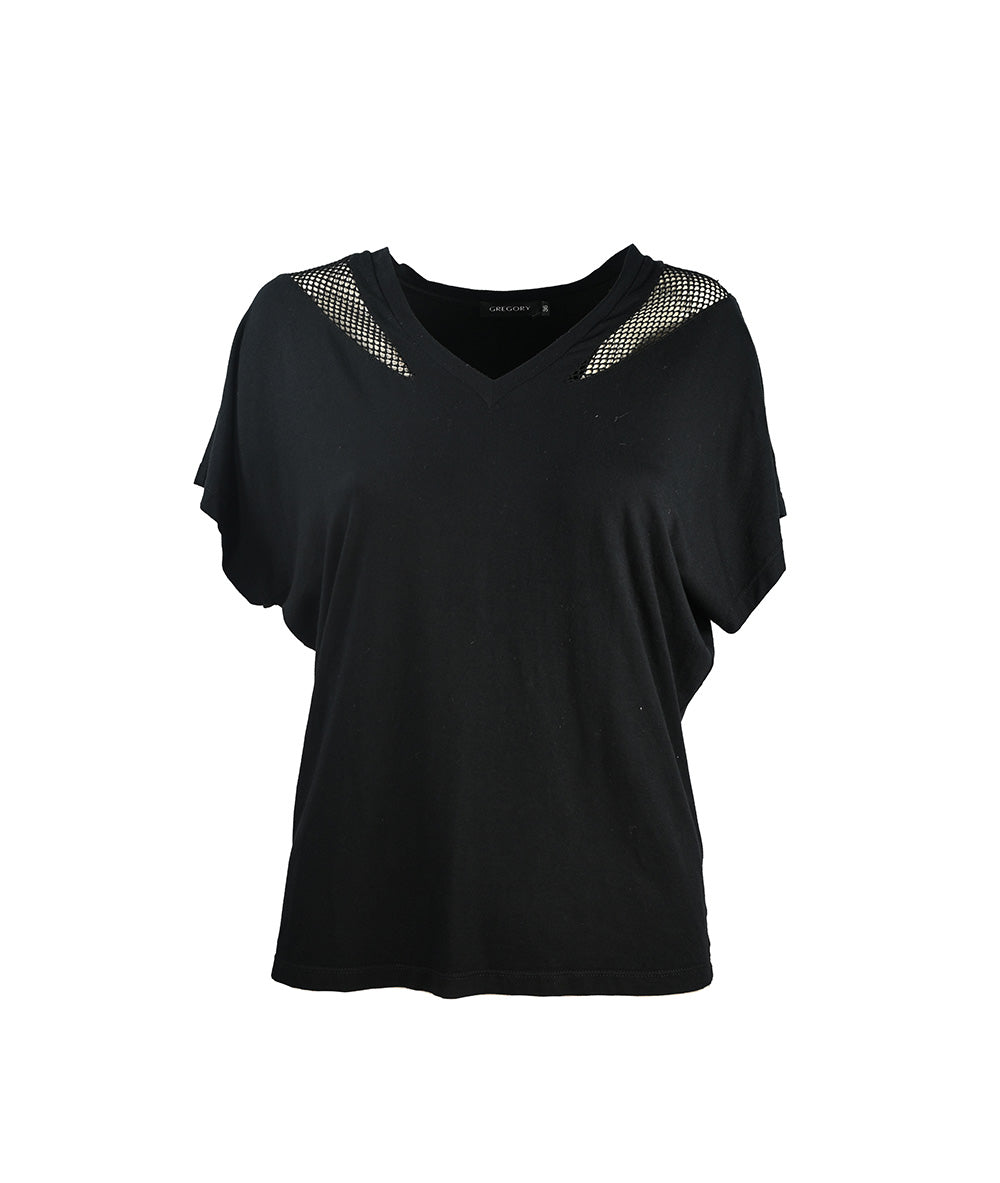 Camiseta preta manga curta