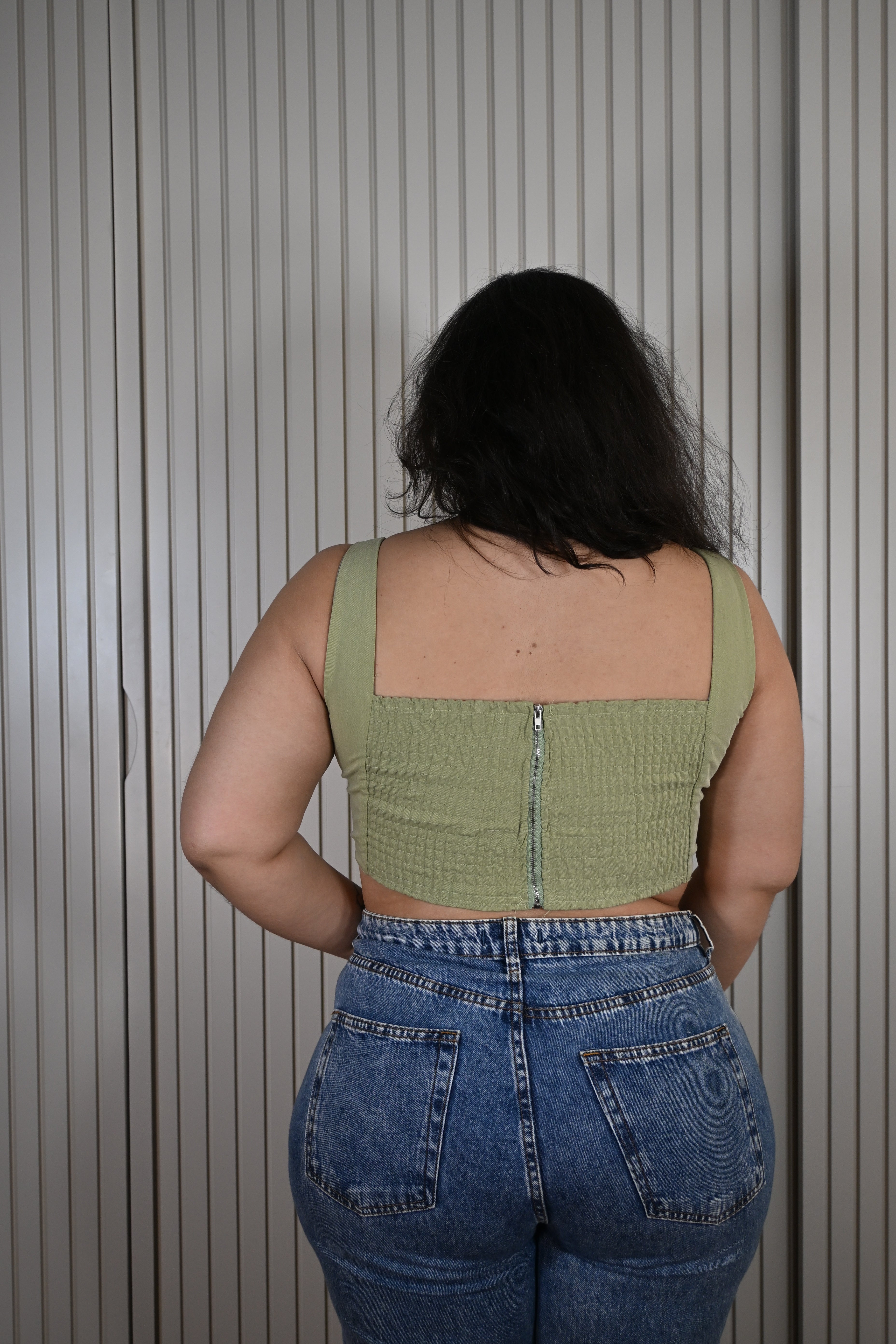 Cropped Regata Verde Pistache