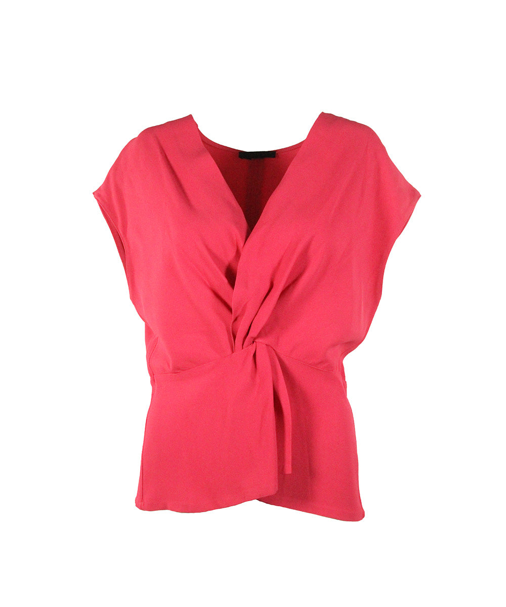 Blusa Pink com Nó Central