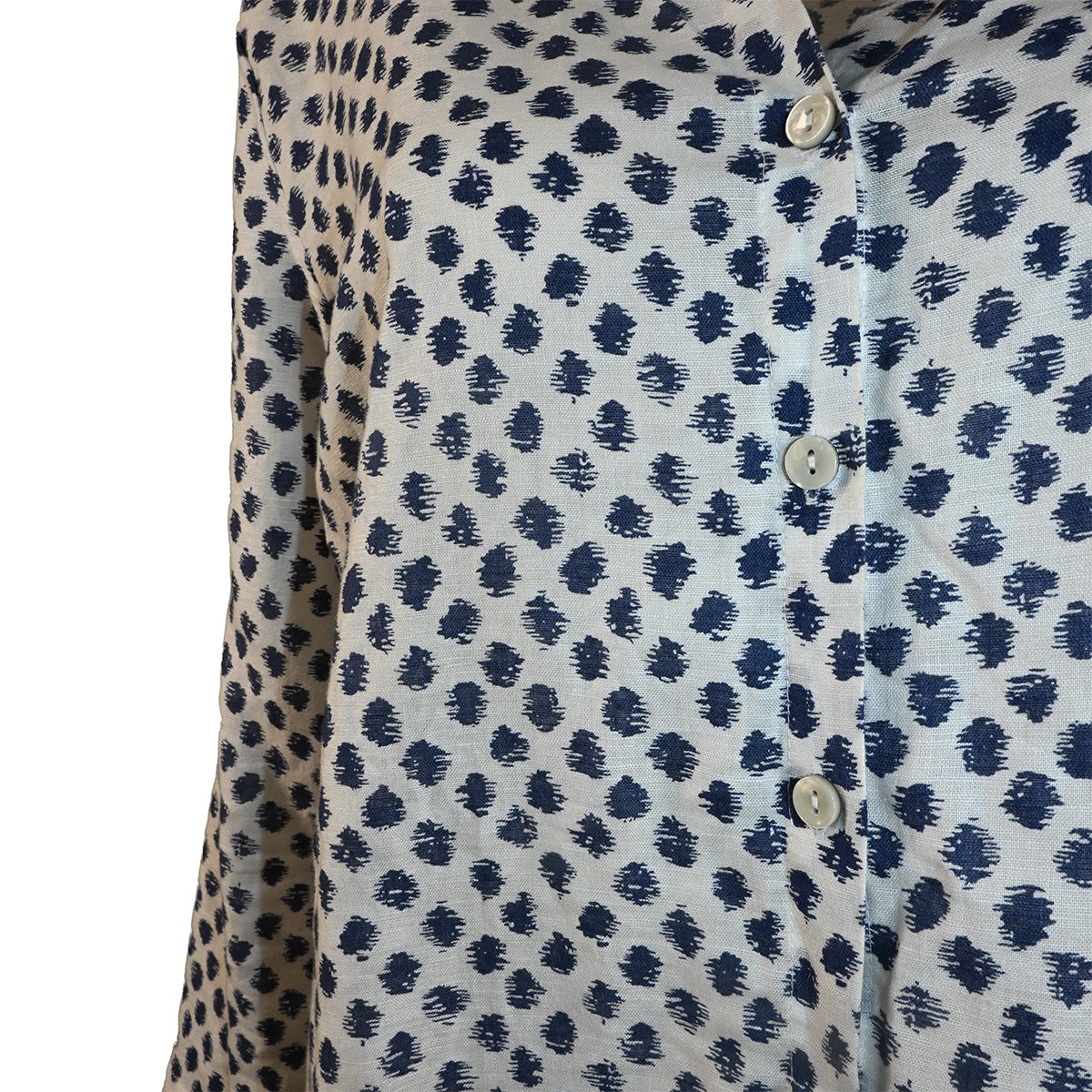 Camisa de linho estampada