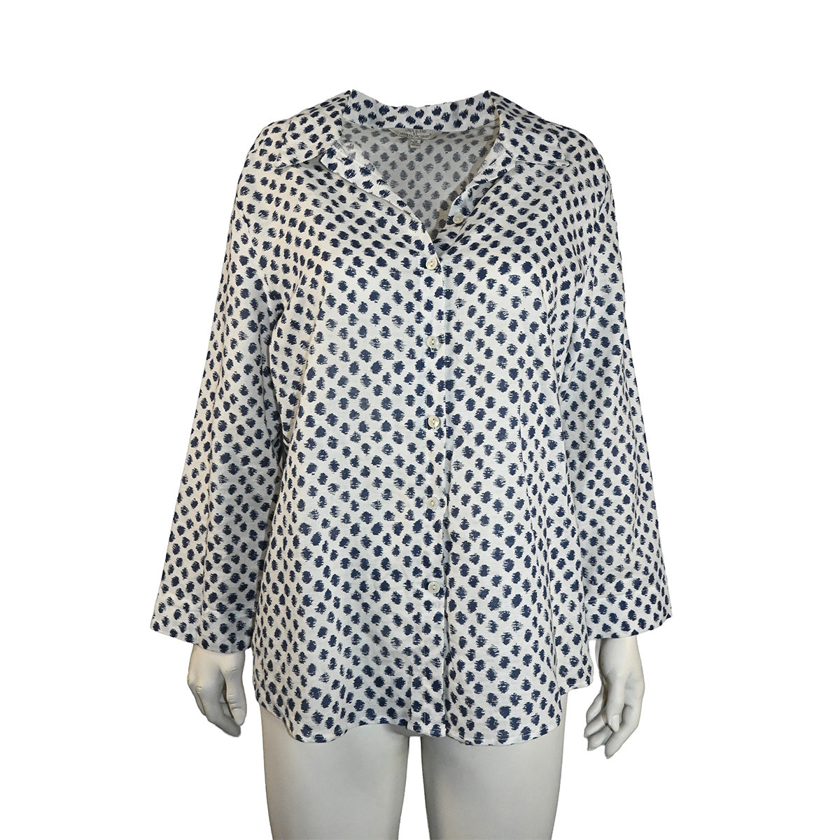 Camisa de linho estampada