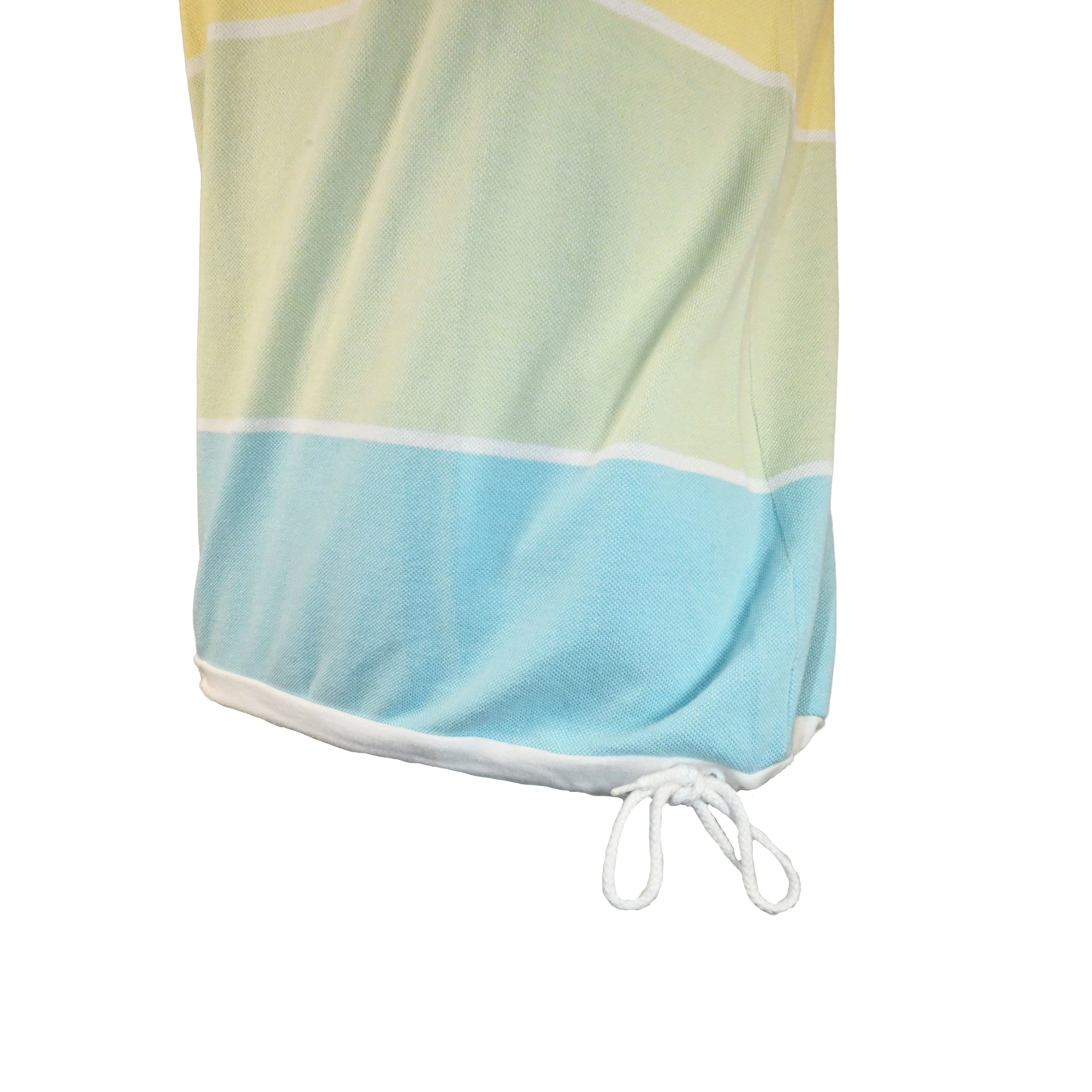 Blusa polo listras coloridas