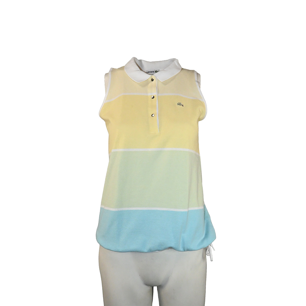 Blusa polo listras coloridas