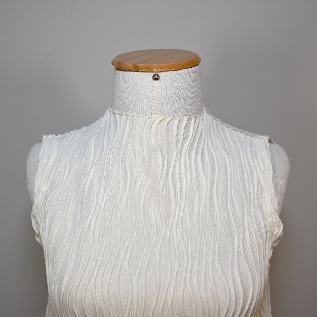 Blusa branca texturizada