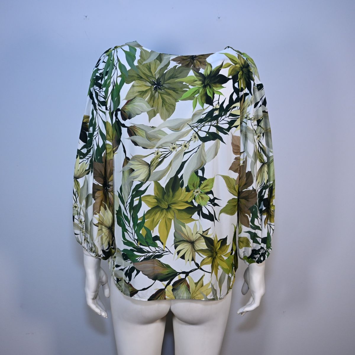 Blusa floral verde