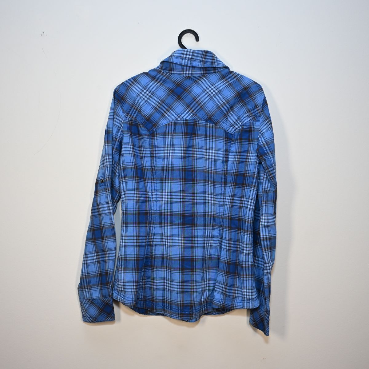 Camisa xadrez azul