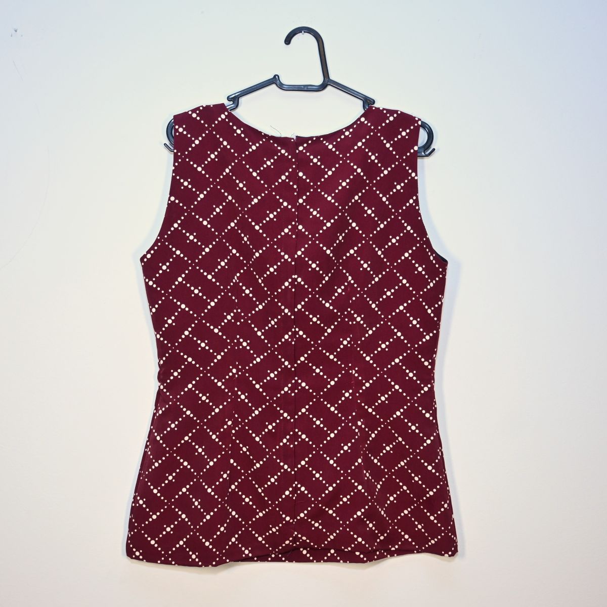 Blusa vinho estampada