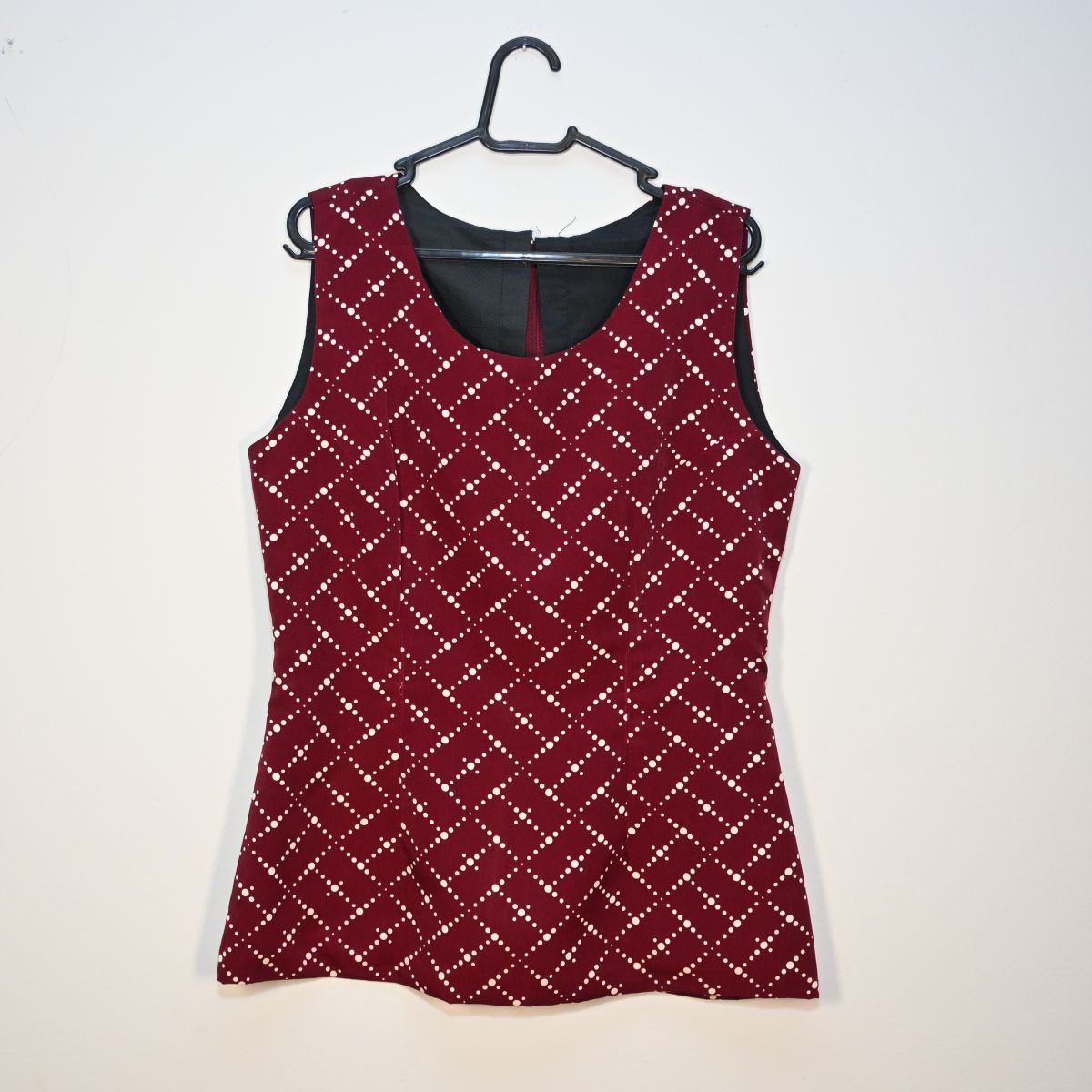 Blusa vinho estampada