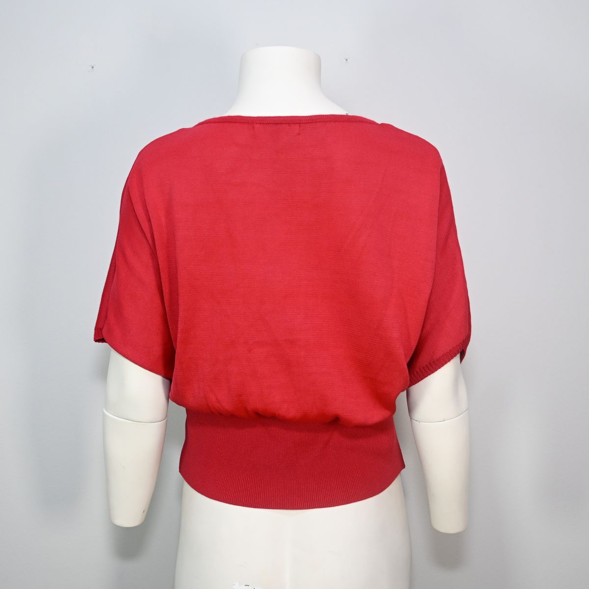 Blusa vermelha de malha