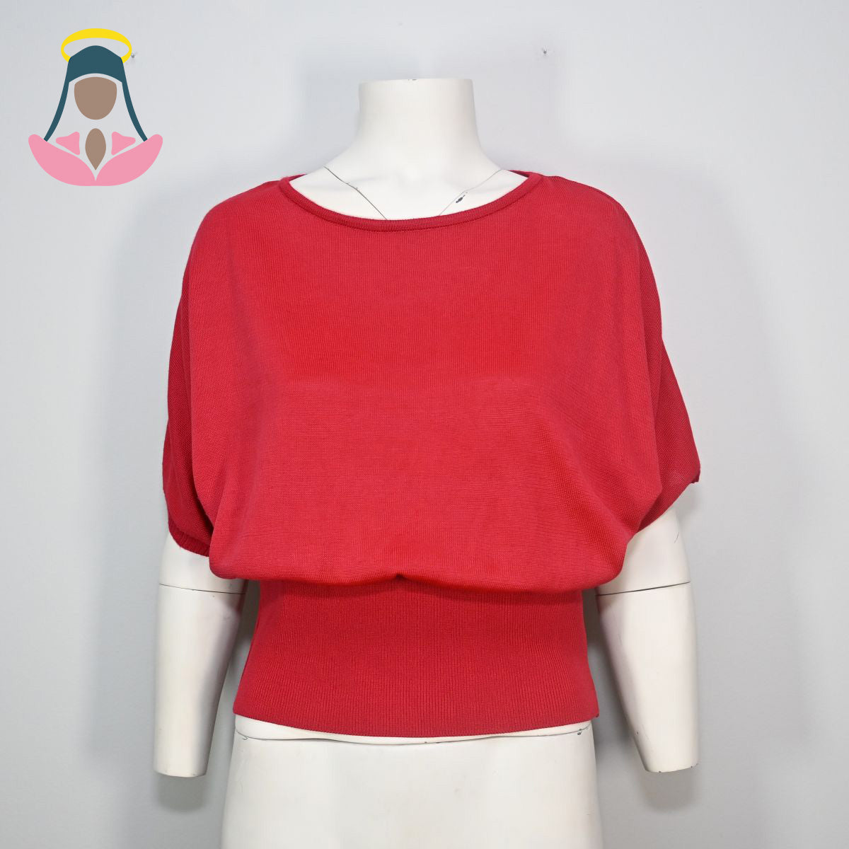 Blusa vermelha de malha