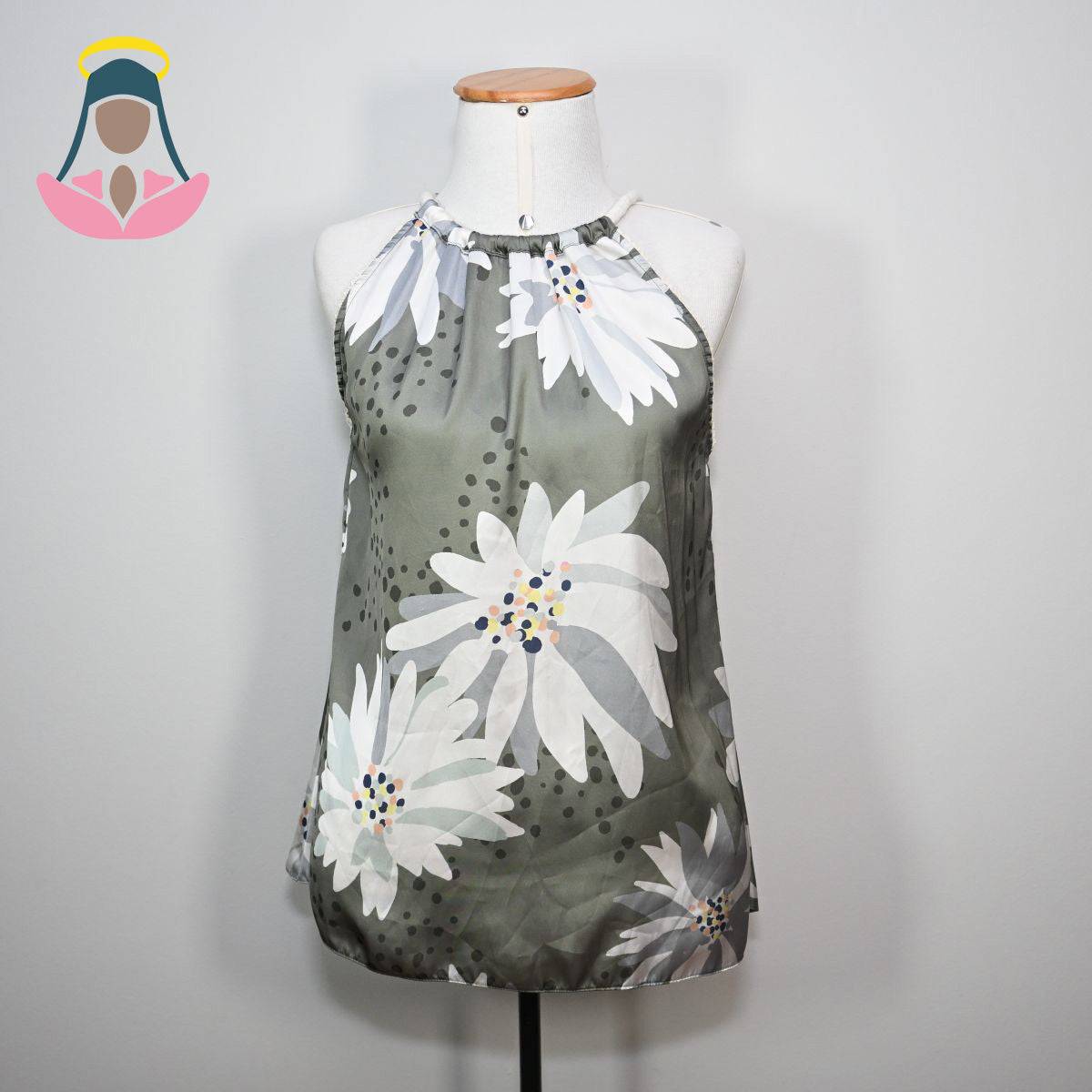 Regata verde floral