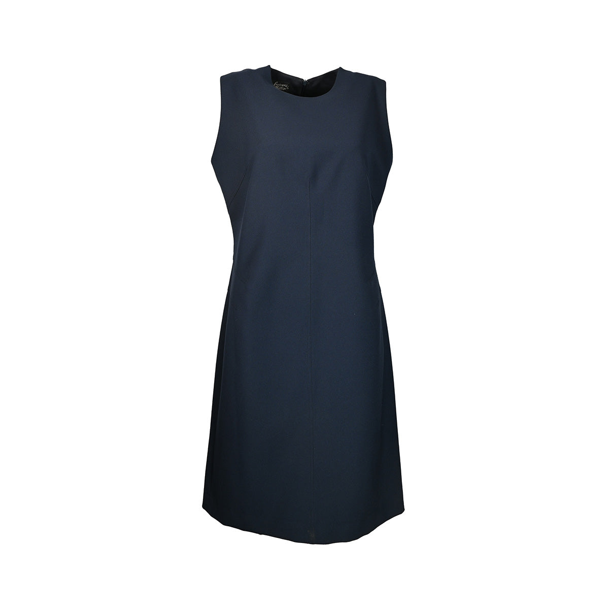 Vestido curto social azul marinho