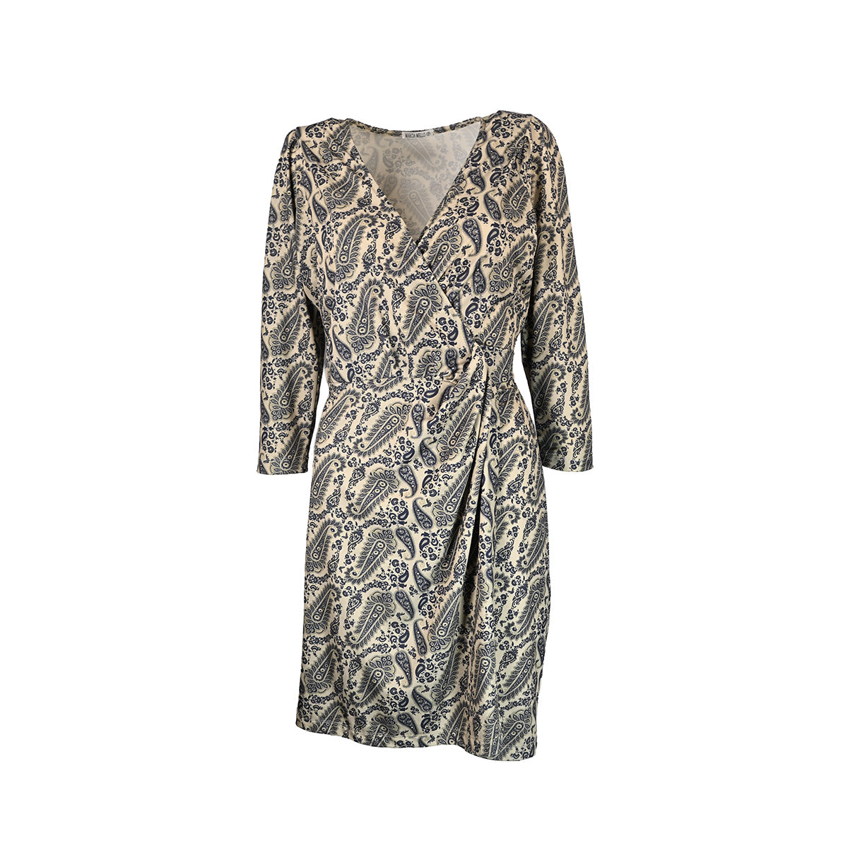 Vestido curto envelope cm estampa