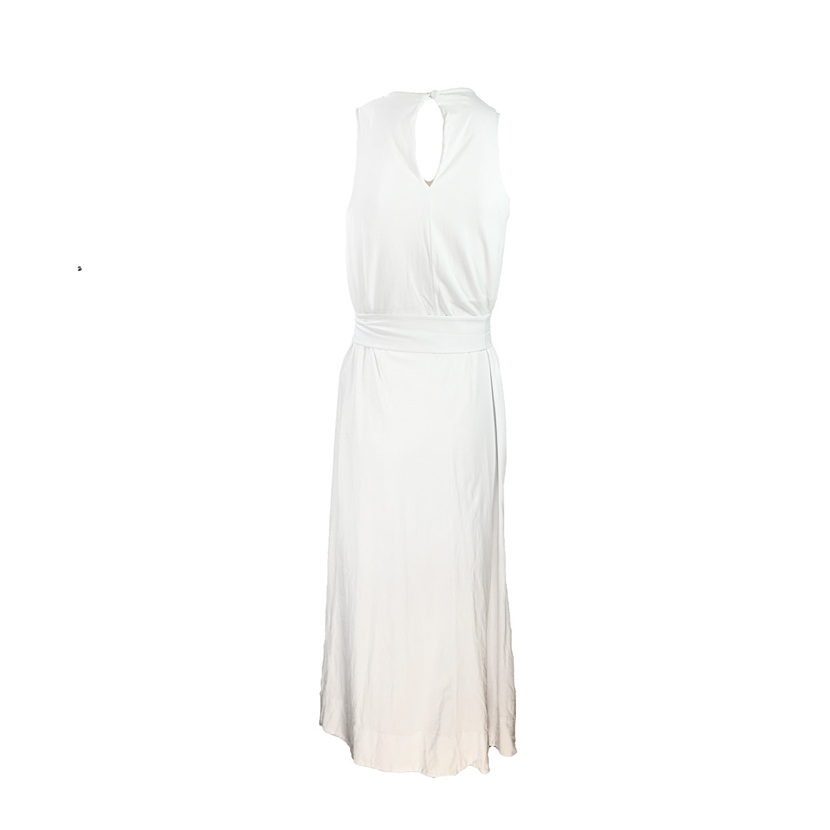 Vestido Longo Branco com Cinto