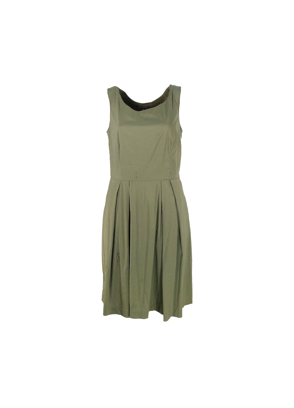 Vestido curto verde musgo