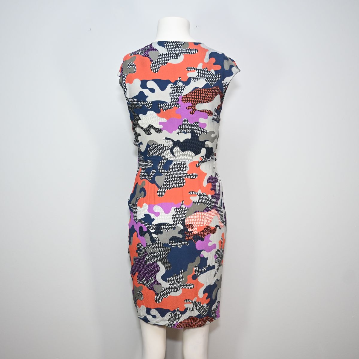 Vestido envelope estampado