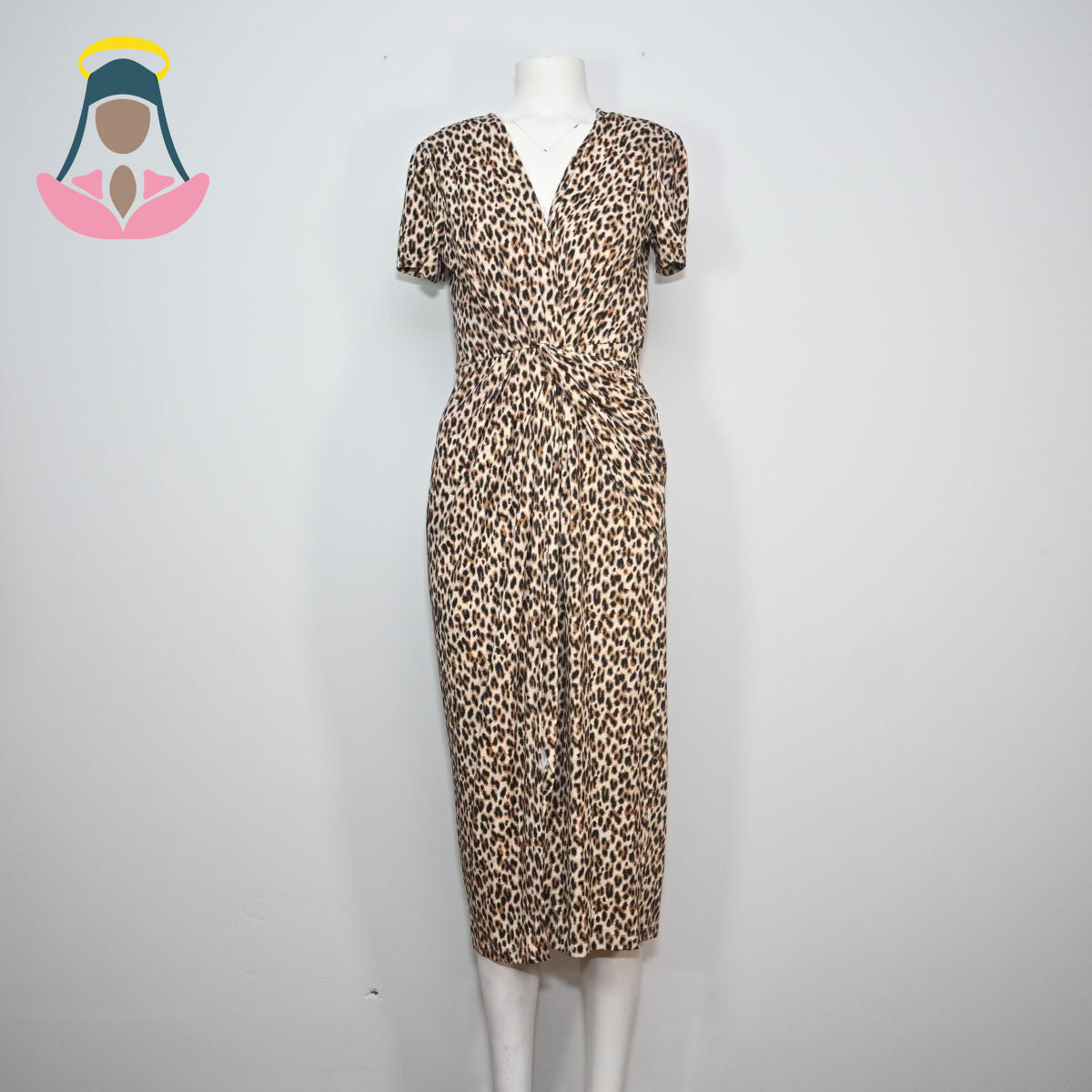 Vestido longo de oncinha