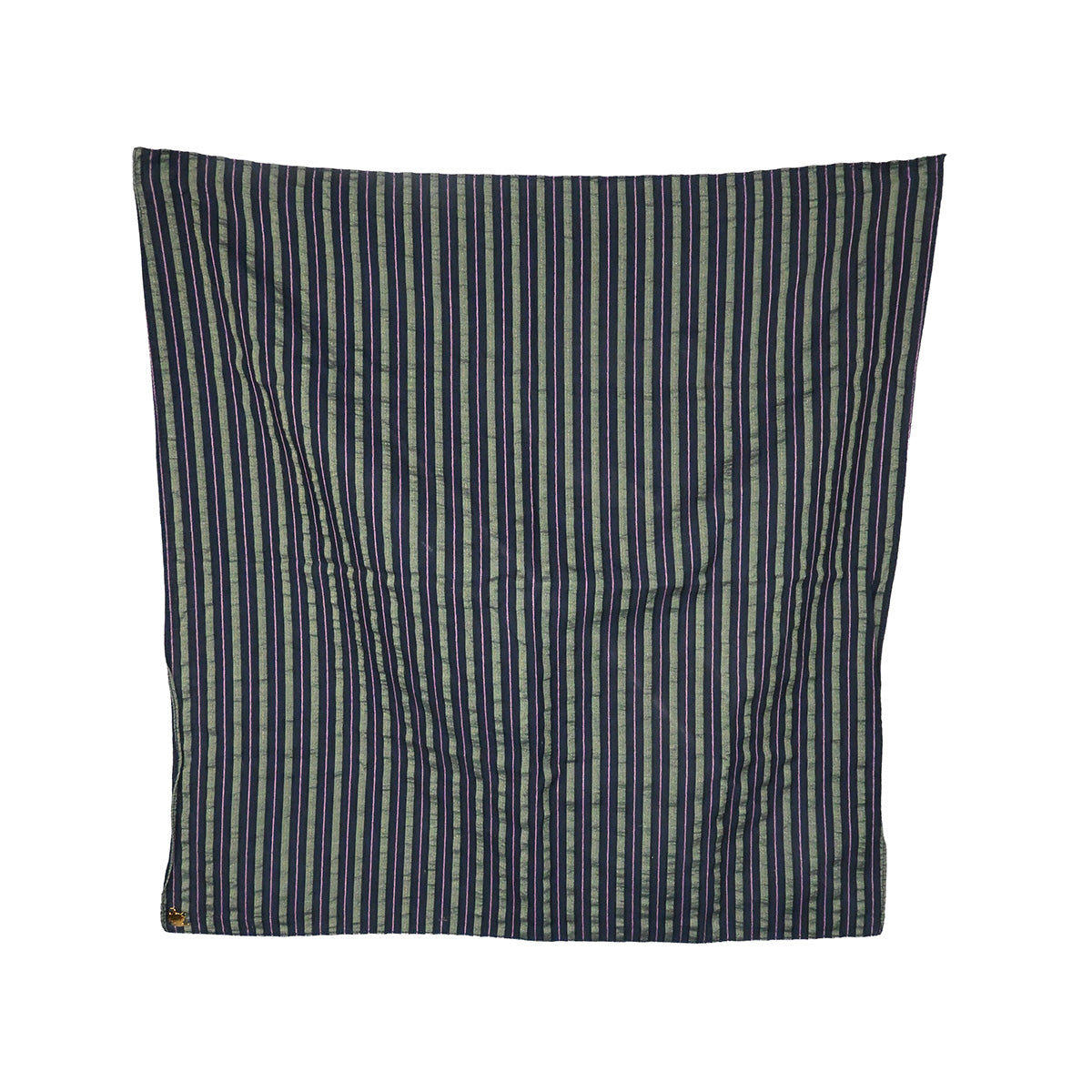 Lenço quadrado listrado