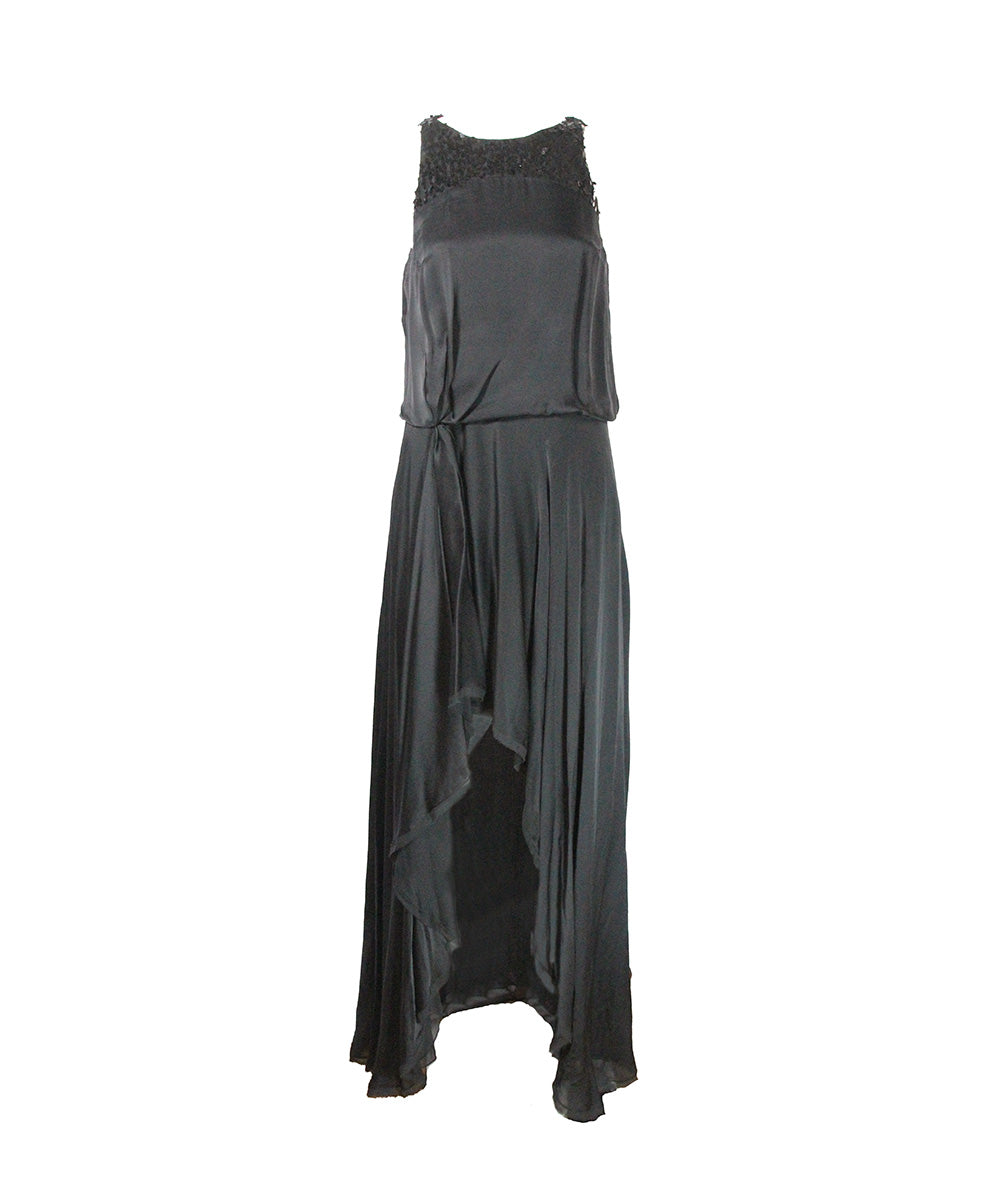 Vestido de Festa Preto Mullet