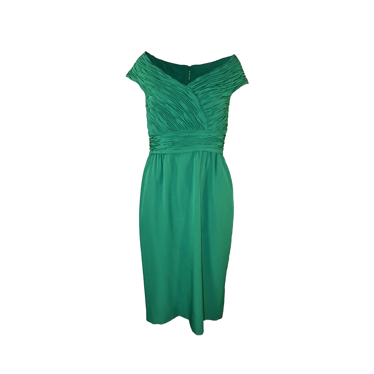 Vestido de festa curto verde
