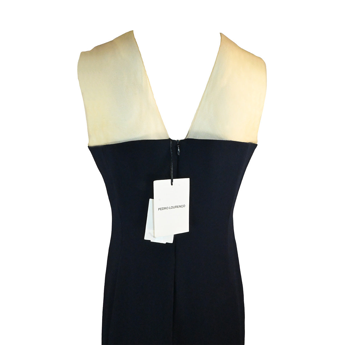 Vestido de festa roxo e preto