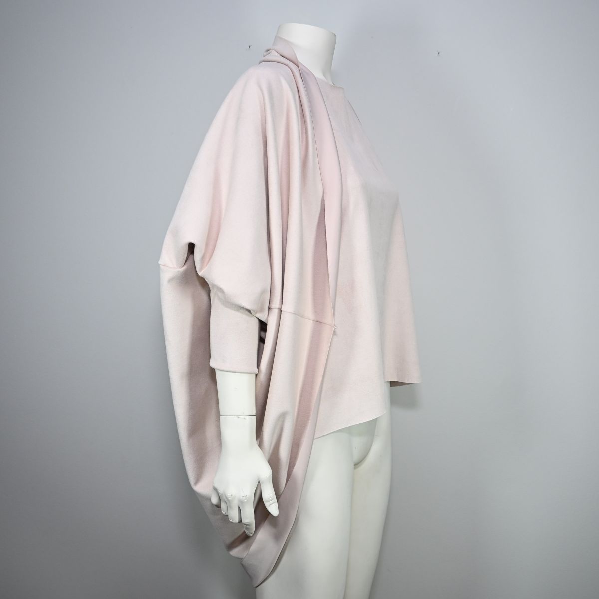 Casaco de sued nude